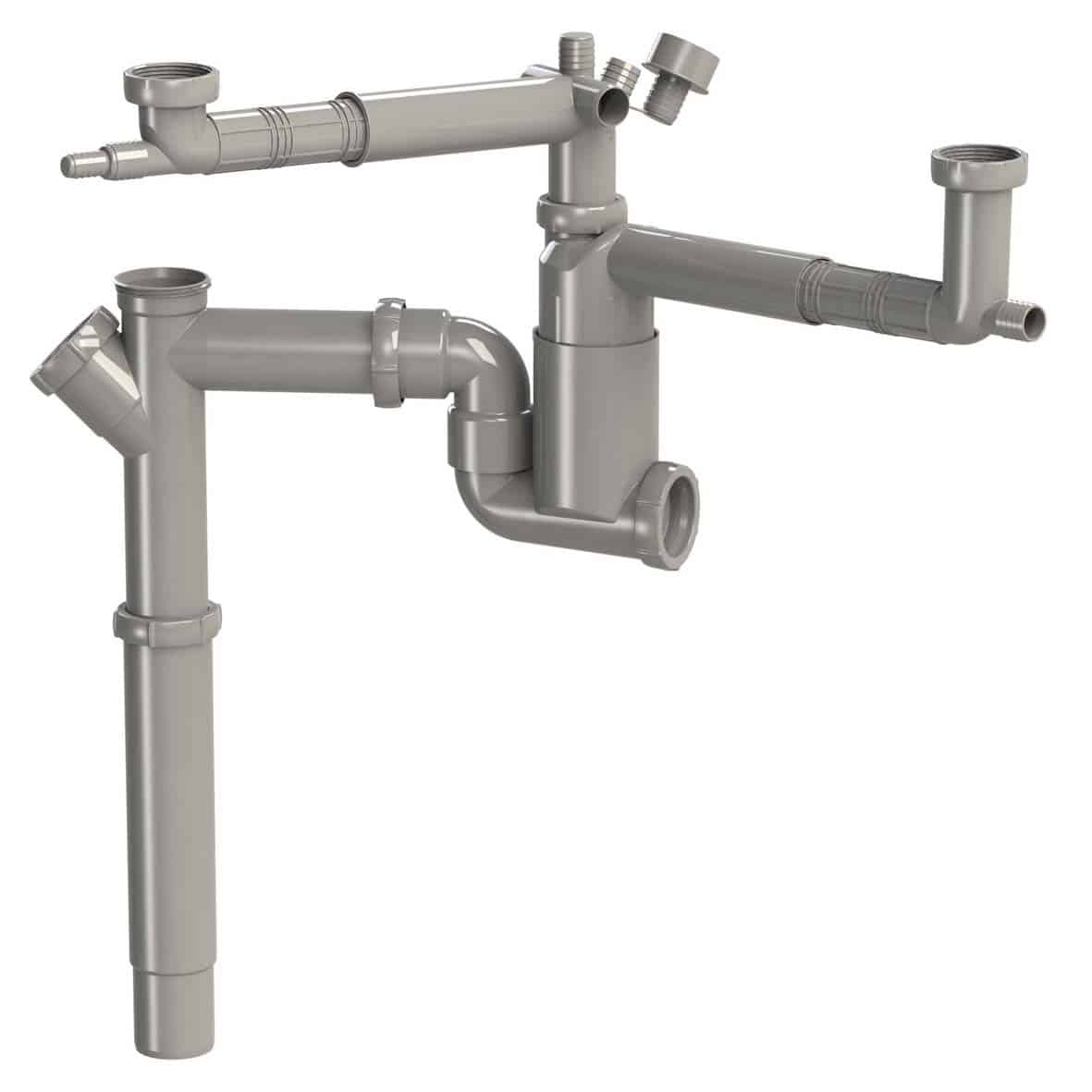 Replacing the water trap for the sink